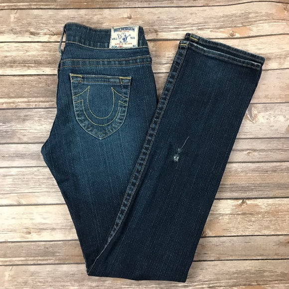 True Religion Denim - True Religion Johnny Distressed Jeans, Size 28
